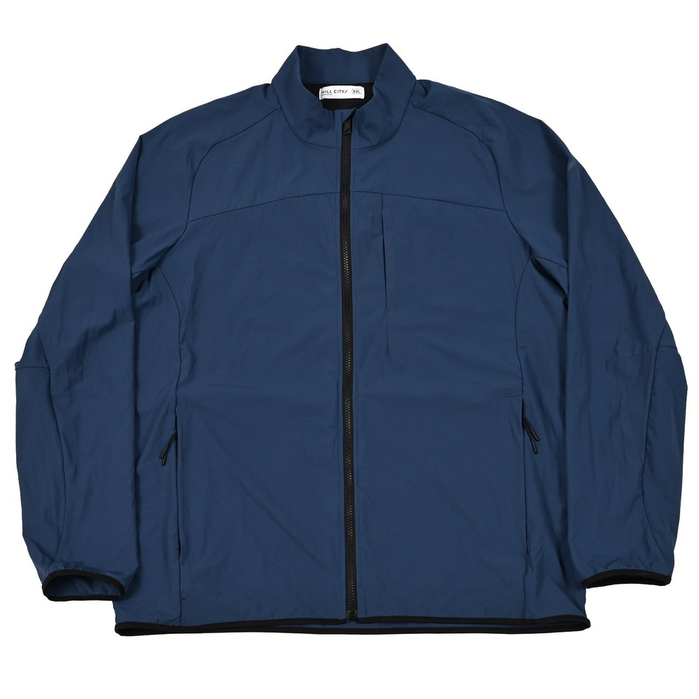Hill City Blue Full Zip Running Jacket - Men's 2XL Breathable Lightweight Vented